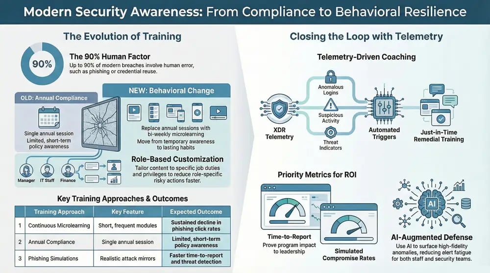 Infographic about Building Effective Security Awareness Training for Employees