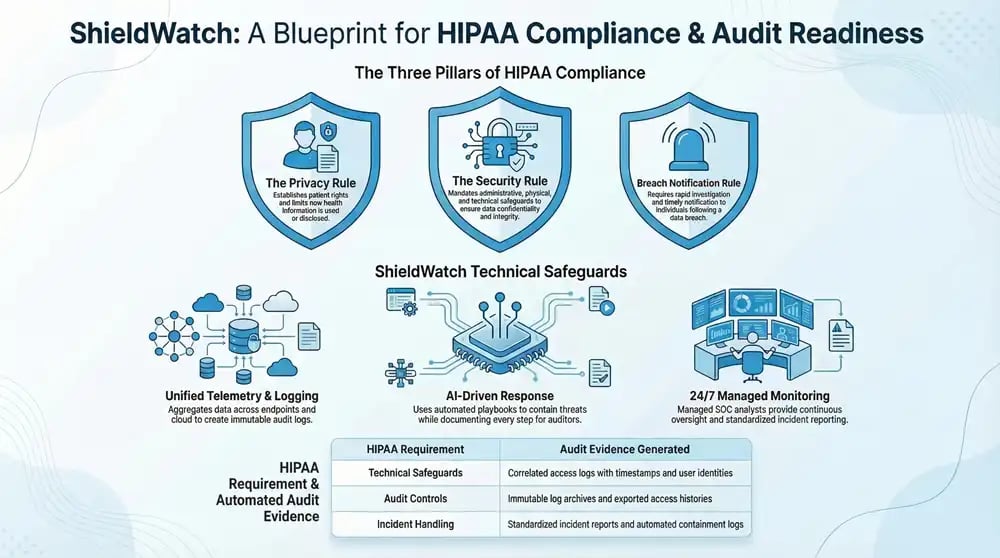 Infographic about HIPAA Compliance Protecting Patient Data in Healthcare