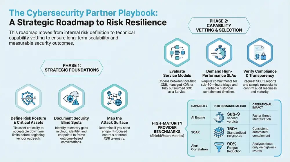 Infographic about How to Choose the Right Cybersecurity Partner for Your Business