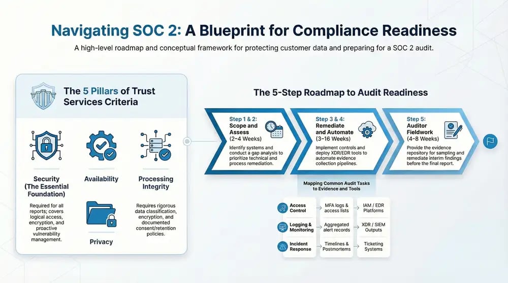 Infographic about SOC 2 Compliance