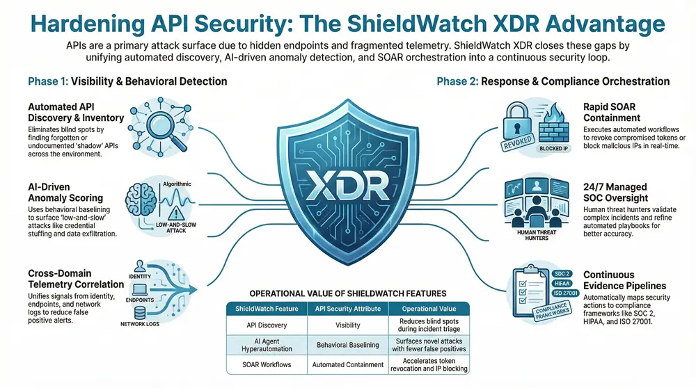 Infographic about Ensuring API Security for Robust XDR Integrations