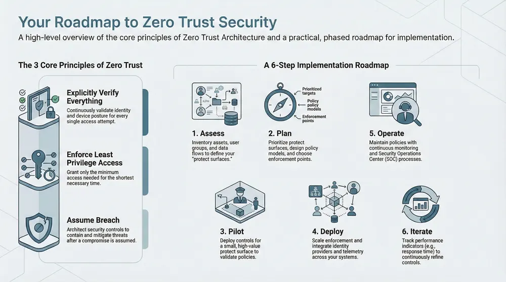 Infographic about Zero Trust Architecture
