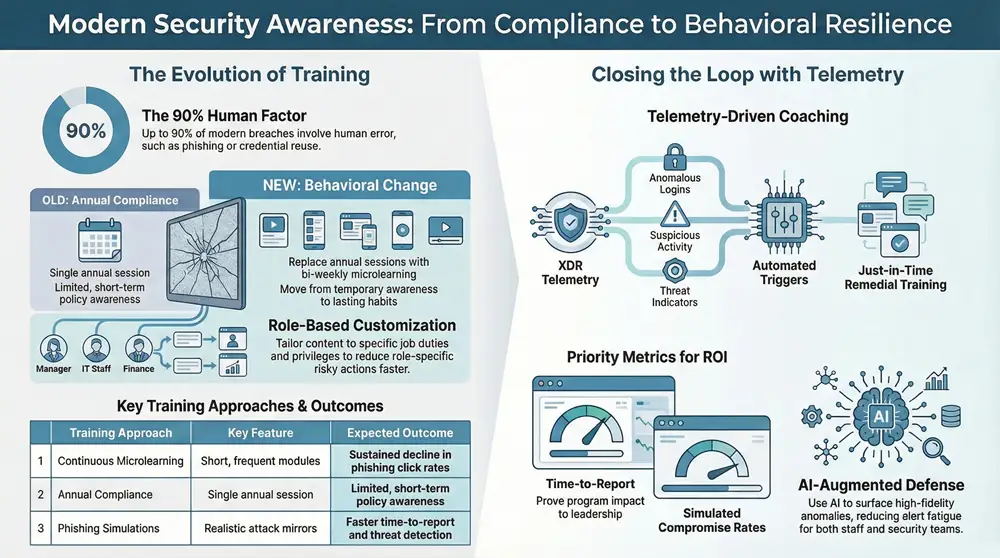 Infographic about Building Effective Security Awareness Training for Employees