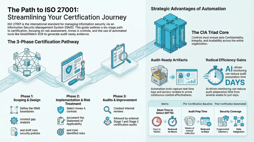 Infographic about ISO 27001 Certification
