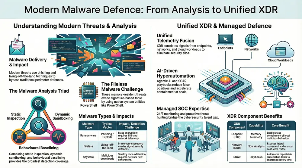 Infographic about Malware Analysis
