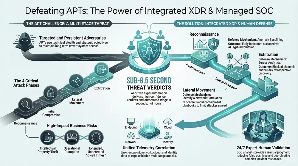 Infographic about Combating APTs Strategies for Advanced Persistent Threat Protection