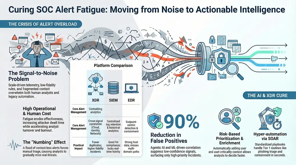 Infographic about Combating Alert Fatigue Strategies for Efficient SOC Operations