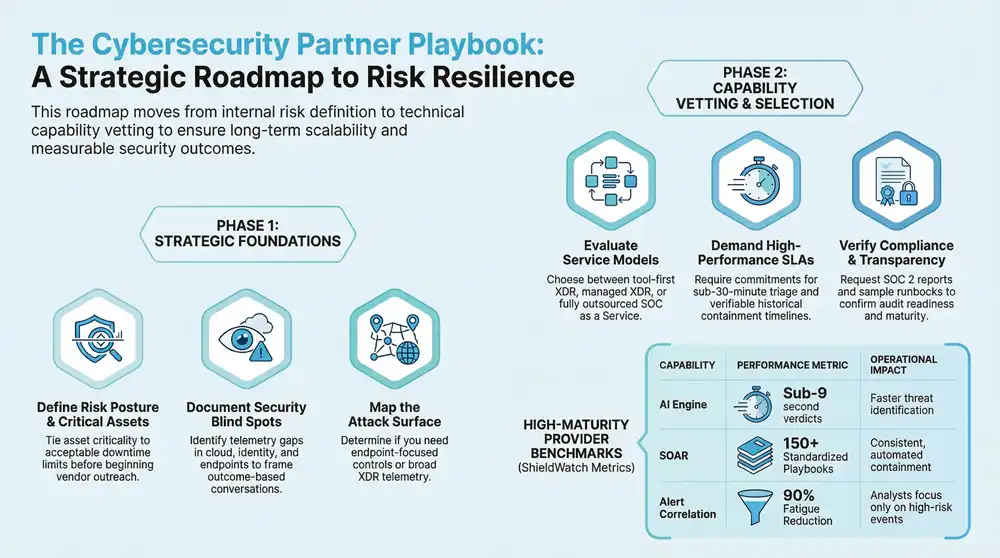 Infographic about How to Choose the Right Cybersecurity Partner for Your Business